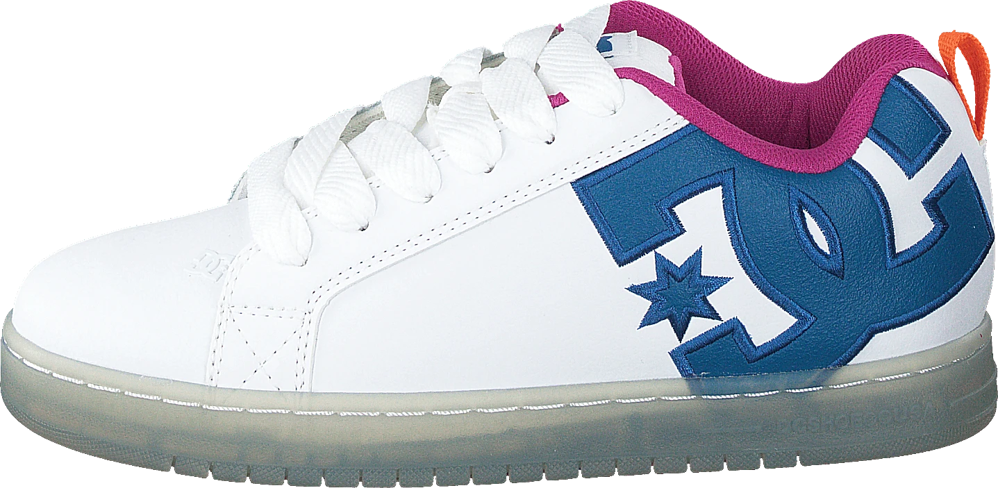 DC SHOES Court Graffik Se White/black/cyan 1 DC SHOES Court Graffik Se White/black/cyan
