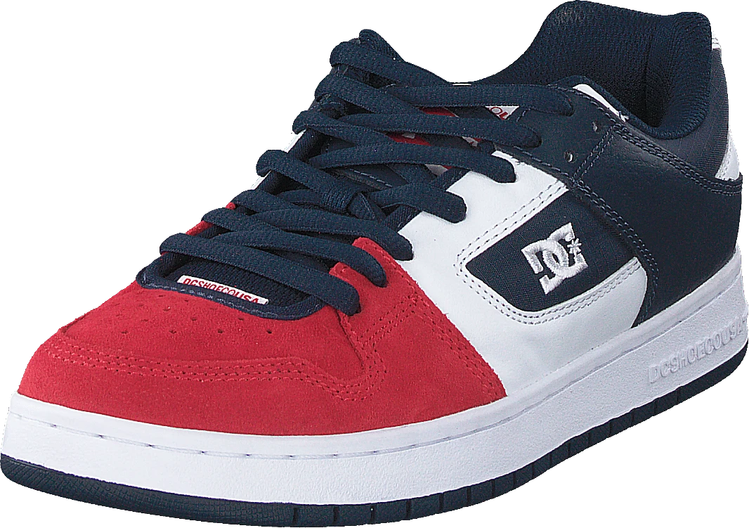 DC SHOES Manteca White/navy/red 3 DC SHOES Manteca White/navy/red - Image 3