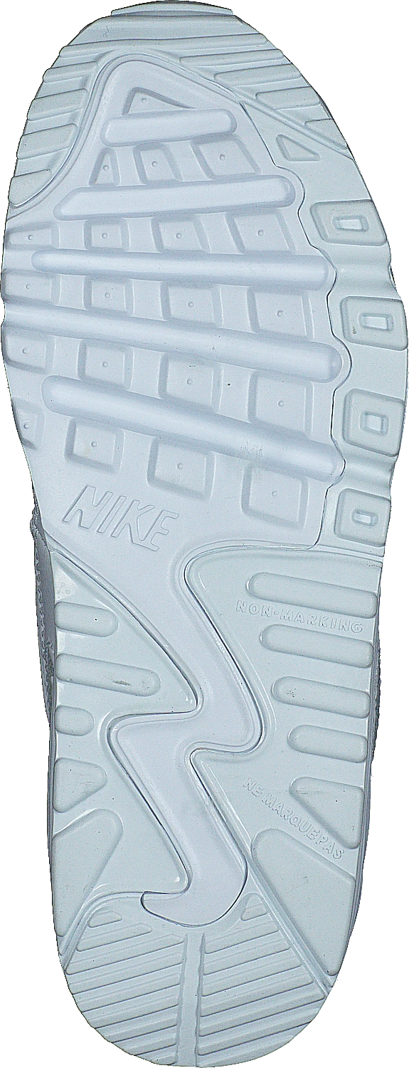Nike Boys' Air Max 90 Leather Little Kids White/white 7 Nike Boys' Air Max 90 Leather Little Kids White/white - Image 7