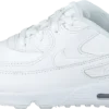 Nike Boys' Air Max 90 Leather (td) White/white