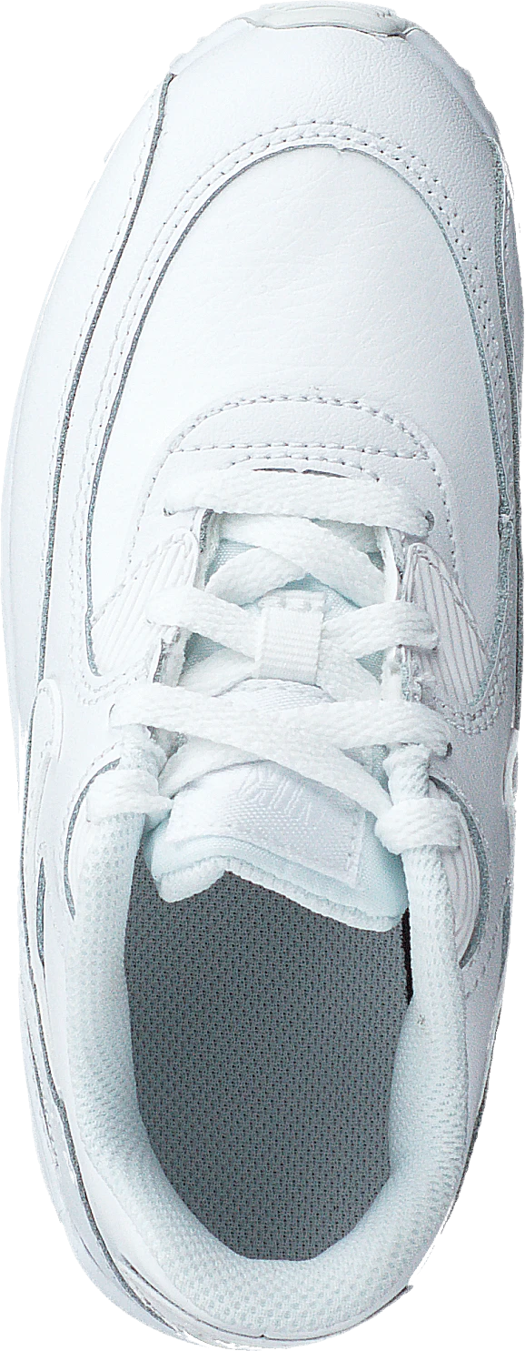 Nike Boys' Air Max 90 Leather (td) White/white 6 Nike Boys' Air Max 90 Leather (td) White/white - Image 6