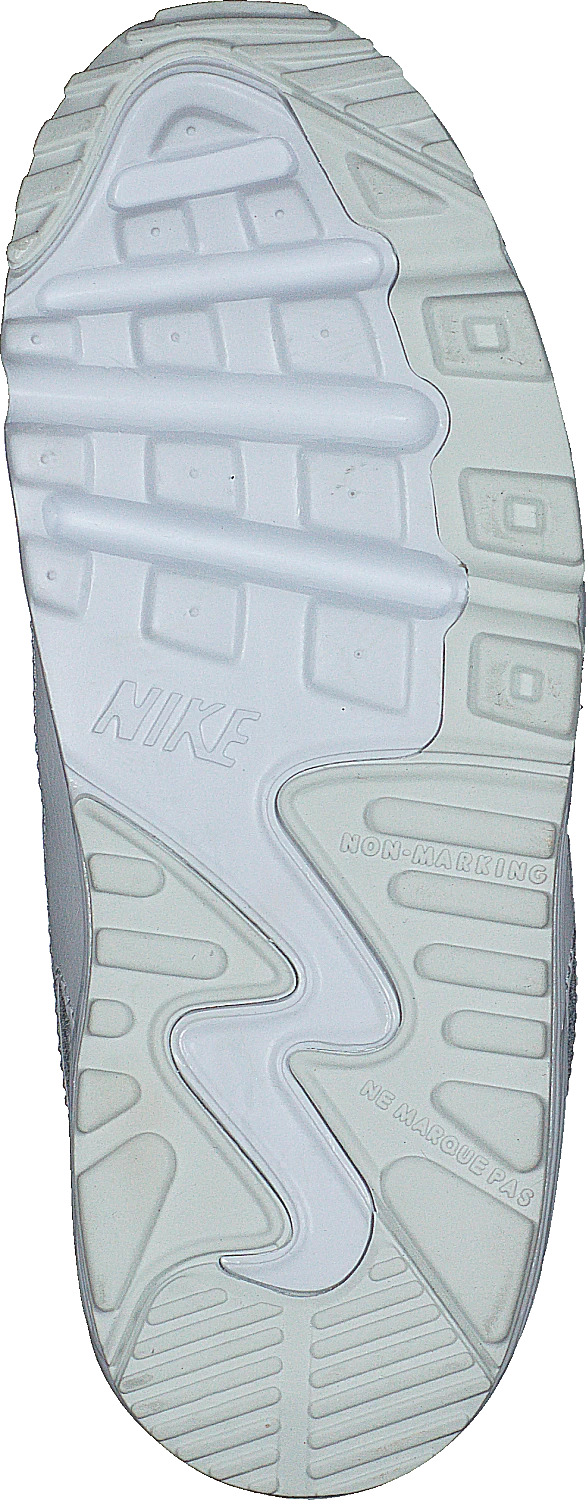 Nike Boys' Air Max 90 Leather (td) White/white 7 Nike Boys' Air Max 90 Leather (td) White/white - Image 7