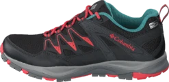 Columbia Wayfinder Outdry Black, Red Coral