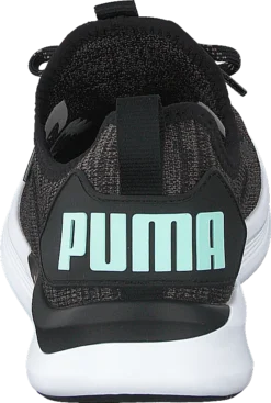 Ignite Flash Evoknit Sr Wn's Puma Black-charcoal Gray-aqua -Duffy kauppa 60143 28 4