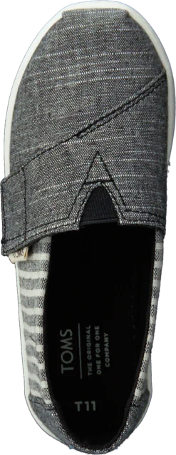 Toms Black Cabana Stripe Grey -Duffy kauppa 60143 67 5