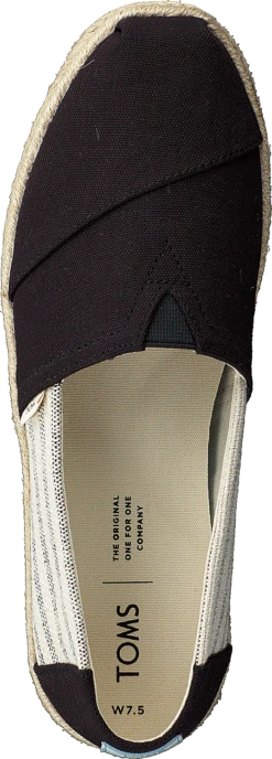 Toms Black Canvas Ivy League Black -Duffy kauppa 60143 84 5