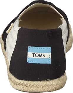 Toms Black Ivy League On Rope Black -Duffy kauppa 60143 91 4