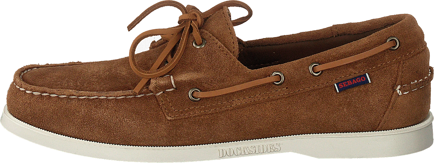 Sebago Docksides Portland Suede Brown Cognac 1 Sebago Docksides Portland Suede Brown Cognac