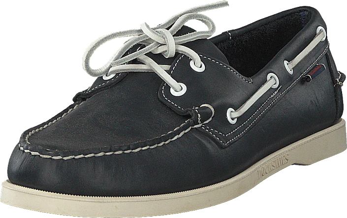 Sebago Docksides Portland Blue Nite Leather 1 Sebago Docksides Portland Blue Nite Leather