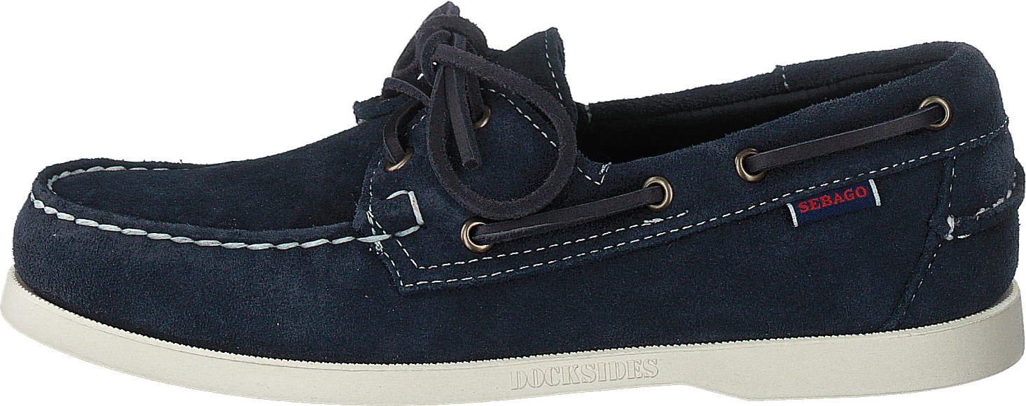 Sebago Docksides Portland Suede Navy 1 Sebago Docksides Portland Suede Navy