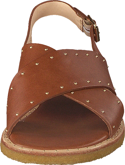 ANGULUS Sandal With Studs Tan 4 ANGULUS Sandal With Studs Tan - Image 4