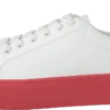 Arlo Three Antique White, Red Outsole