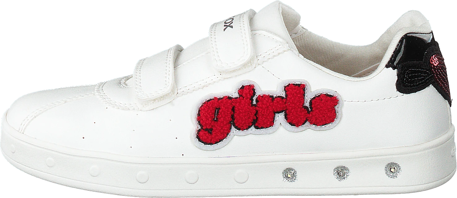 Geox J Skylin Girl Pink/white 1 Geox J Skylin Girl Pink/white