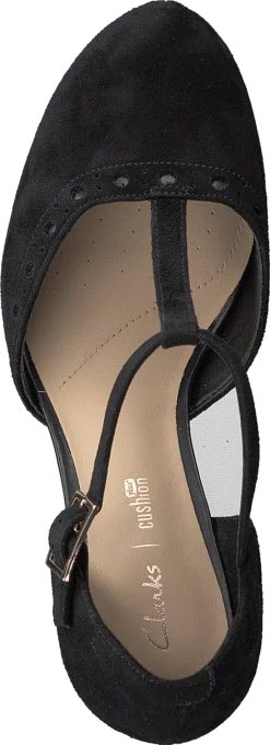 Clarks Dalia Lea Black Suede -Duffy kauppa 60154 52 5