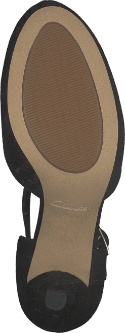 Clarks Dalia Lea Black Suede -Duffy kauppa 60154 52 6