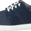 Clarks Landry Edge Navy Combi Suede