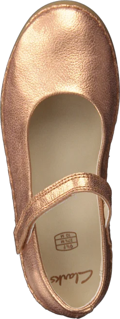 Clarks Skylark Tap T Bronze Metallic -Duffy kauppa 60155 10 5