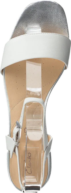 Clarks Orabella Iris White Combi Leather -Duffy kauppa 60155 23 5