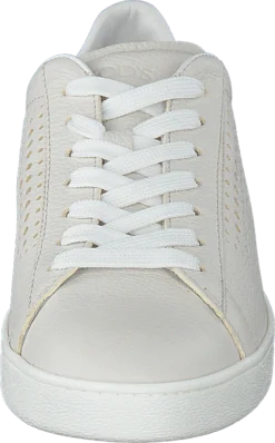 Tod's Leather Sneakers Bianco Calce -Duffy kauppa 60159 96 3