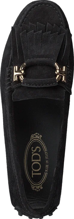 Tod's Gommino T Ring Loafer Nero -Duffy kauppa 60160 02 5