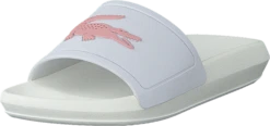 Lacoste Croco Slide 119 3 Cfa Wht/lt Pnk