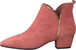 Sofie Schnoor Boot Raw Zip Suede Cher - Cherry