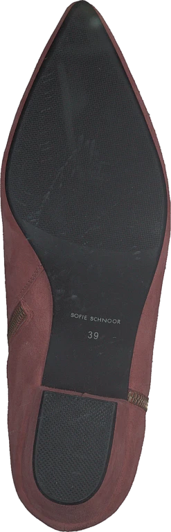 Sofie Schnoor Boot Raw Zip Suede Cher - Cherry -Duffy kauppa 60162 68 6