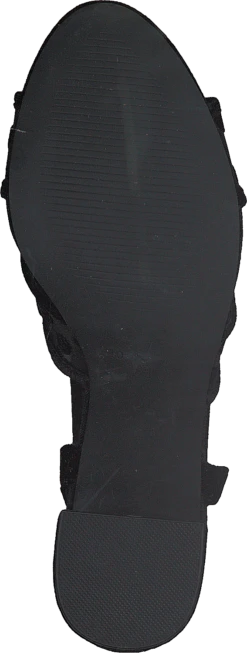 Bianco Cali Velour Dots Sandal 104 - Black 4 -Duffy kauppa 60164 71 6