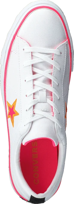 Converse One Star Platform White / Racer Pink / Orange -Duffy kauppa 60169 20 5