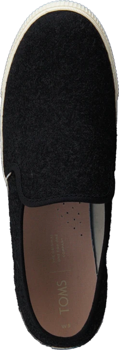 Toms Felt Wm Clmt Slipon Black 12 Toms Felt Wm Clmt Slipon Black -Duffy kauppa 60185 04 5
