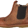 ANGULUS Starter Chelsea Boot With Elas Cognac/rust Gl./brown