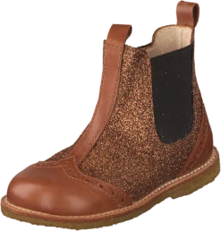 ANGULUS Starter Chelsea Boot With Elas Cognac/rust Gl./brown -Duffy kauppa 60188 60 2