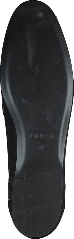 Tod's Double T Leather Loafers Nero -Duffy kauppa 60188 88 6