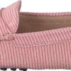 Tod's Gommino Suede Loafers Light Pink