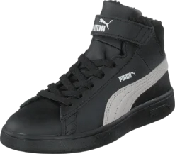 Puma Smash V2 Mid L Fur Ps Puma Black-whisper White -Duffy kauppa 60189 73 2