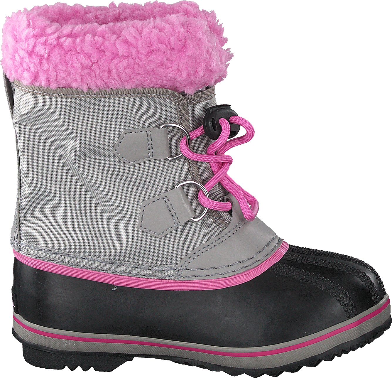 Sorel Children's Yoot Pac Nylon Chrome Grey Orchid 2 Sorel Children's Yoot Pac Nylon Chrome Grey Orchid - Image 2
