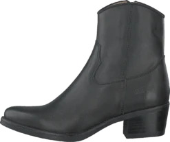 Mid Zip Boot Black