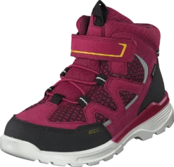 ECCO Urban Hiker Black/red Plum 9 ECCO Urban Hiker Black/red Plum -Duffy kauppa 60206 99 2