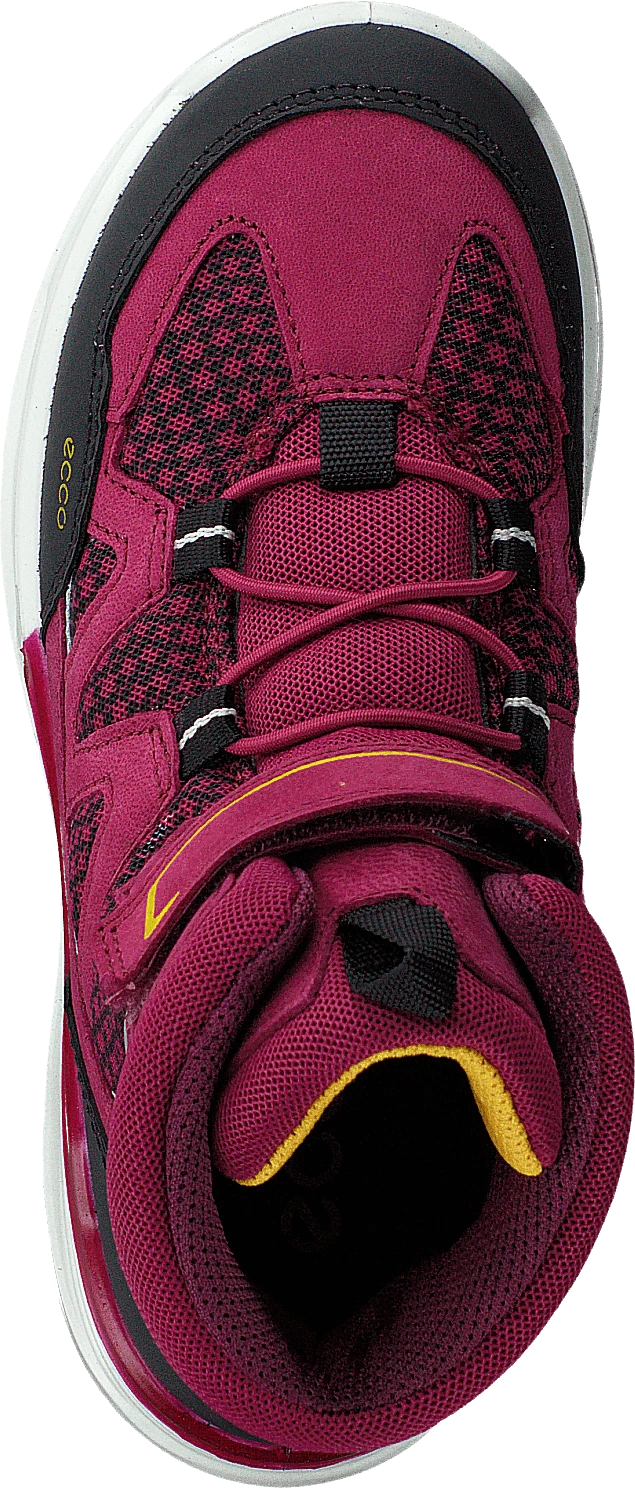 ECCO Urban Hiker Black/red Plum 6 ECCO Urban Hiker Black/red Plum - Image 6