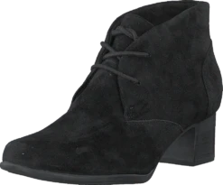 Clarks Un Damson Tie Black Suede -Duffy kauppa 60208 46 2