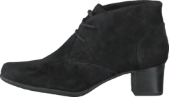 Clarks Un Damson Tie Black Suede