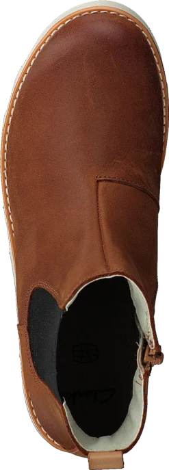 Clarks Crown Halo K Tan Leather -Duffy kauppa 60208 60 5