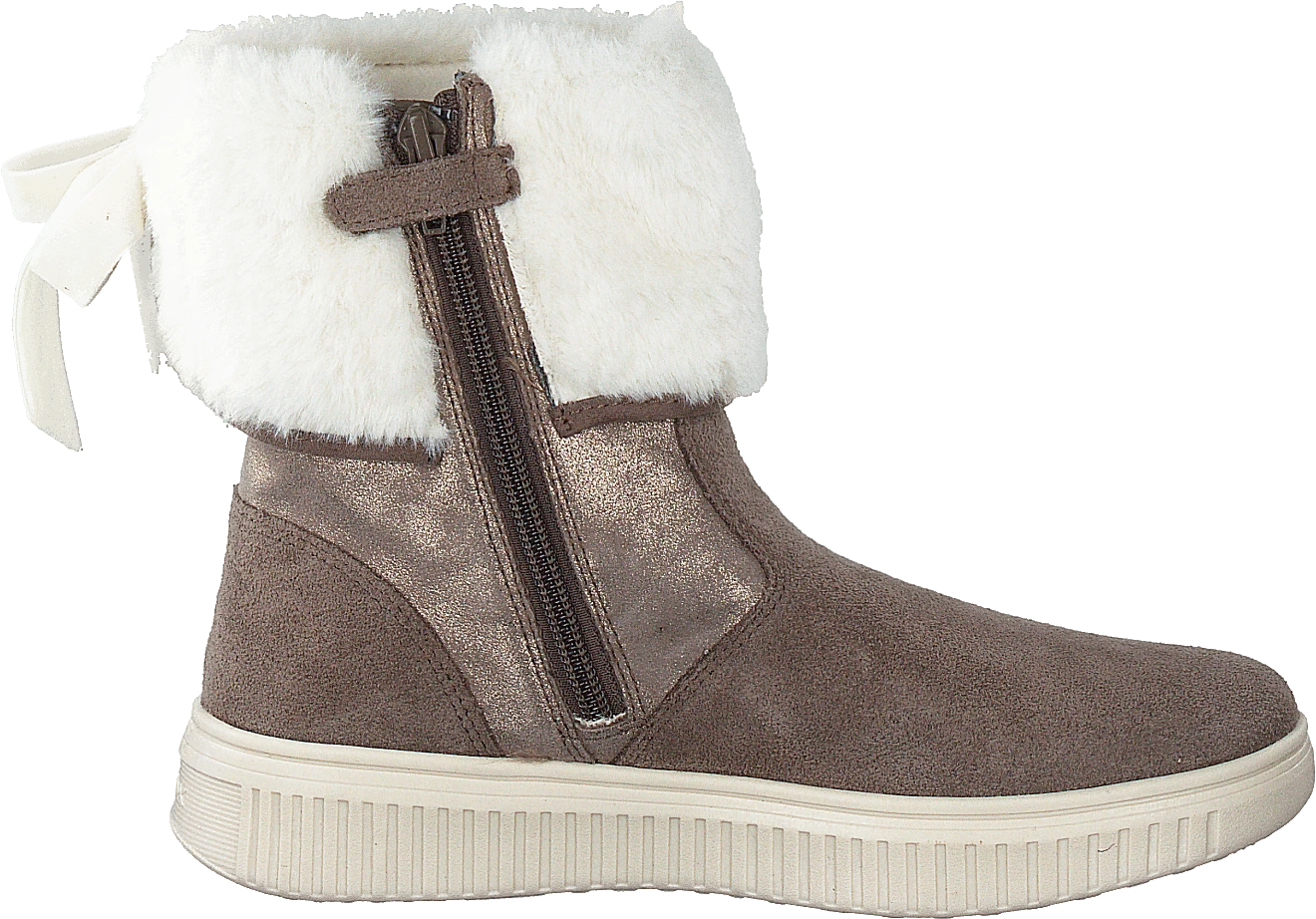 Geox J Discomix Girl Dk Beige 2 Geox J Discomix Girl Dk Beige - Image 2