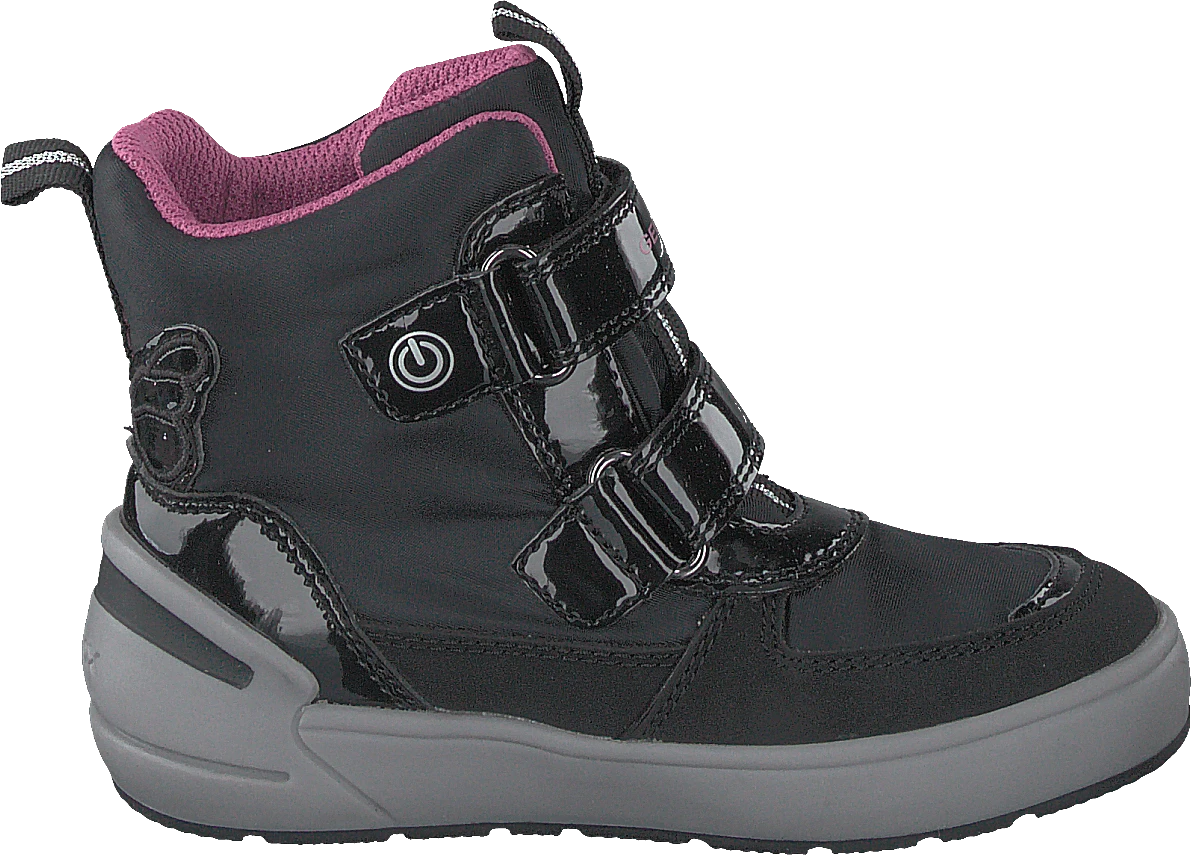 Geox J Sleigh Girl B Abx Black/fuchsia 2 Geox J Sleigh Girl B Abx Black/fuchsia - Image 2