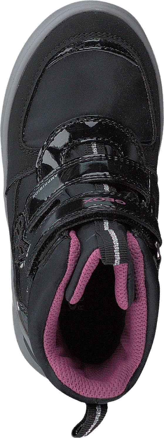Geox J Sleigh Girl B Abx Black/fuchsia 6 Geox J Sleigh Girl B Abx Black/fuchsia - Image 6