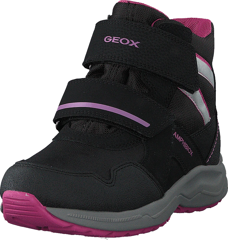 Geox J Kuray Girl B Abx Black/fuchsia 3 Geox J Kuray Girl B Abx Black/fuchsia - Image 3