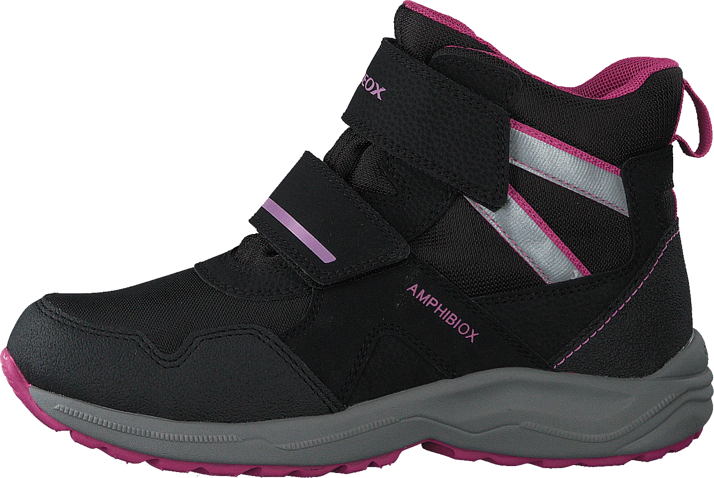 Geox J Kuray Girl B Abx Black/fuchsia 1 Geox J Kuray Girl B Abx Black/fuchsia