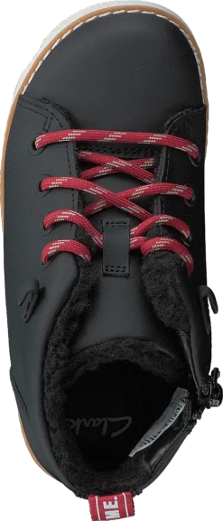 Clarks Crown Tor T Black Leather -Duffy kauppa 60212 33 5