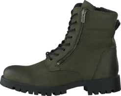 Bianco Biacollins Winter Leather Boot Army Green