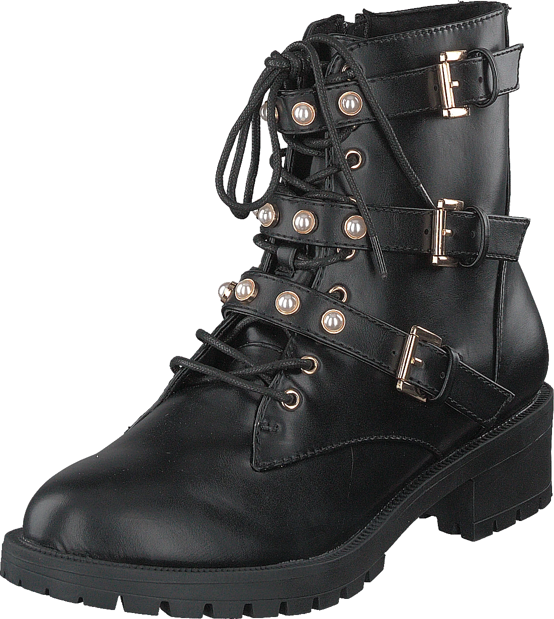 Bianco Biapearl Biker Boot Black 3 Bianco Biapearl Biker Boot Black - Image 3